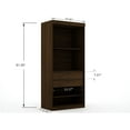 thumbnail image 5 of Manhattan Comfort Mulberry 2 Drawer Open Armoire, 5 of 10