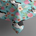 thumbnail image 6 of Corgi Dog and Flowers Rectangle Tablecloth 60"x120",Waterproof Polyester Rectangle Table Cloth, Wipeable Spillproof Polyester Tablecloth for Dining, Camping, Indoor and Outdoor, 6 of 6
