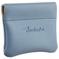 thumbnail image 1 of Monedero Travelambo de piel con cierre para monedas, color azul, 1 of 5