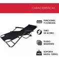 thumbnail image 4 of 4 Sillas Camastro Plegable Reclinable CJR Jardin Playa Alberca negro, 4 of 8
