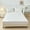 White, variant on weibbin Waterproof Bedspread Protector Sheet Mattress Protector Sweatproof Bedspreads Polyester Laminated Foam Bedsheet