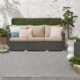 thumbnail image 3 of Nourison Versatile Indoor/Outdoor Silver Grey 8' x 10' Area Rug, (8x10), 3 of 10