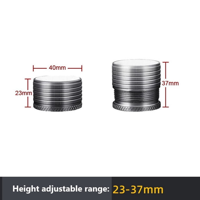 MYG Pieds de Table de Lit base Surélevée Augmentateur de Hauteur Réglable Adapté pour Meubles