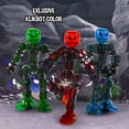 thumbnail image 4 of Zing Klikbot Megabots Poseable Collectible Stop Motion Action Figures with Unique Accessories 3 Pack, 4 of 6