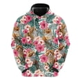thumbnail image 2 of Sudaderas con gráficos de gatos hawaianos de moda Harajuku, sudaderas divertidas con capucha para mascotas para hombres, ropa, chándal de gatos kawaii, suéteres Y2k para niños, tops, 2 of 5