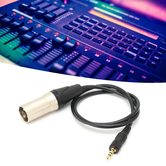 Cable De 3,5 Mm A XLR Cable Convertidor De Audio Balanceado TRS Macho A XLR Macho De 1/8 Pulgadas Para