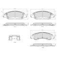 thumbnail image 6 of UltraHC 700 Brake Pad Set, Front HC7.1363.0.C, Chevrolet Tahoe 2020-2008, 6 of 6