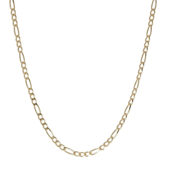 Brilliance Sterling Silver 3 1 Figaro Chain, 24"