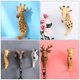 thumbnail image 4 of EeaseMX 2 ganchos rústicos con forma de cabeza de jirafa, decorativos para pared, adornos de animales., 4 of 7