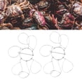 thumbnail image 3 of Crab Trap,Stainless Steel Reusable 6  Rings Catching Tool with Nylon Rope for Crabbing, 3 of 8