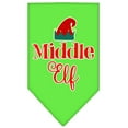 thumbnail image 6 of Christmas Pet and Dog Bandana Screen Printed, "Middle Elf", 6 of 10