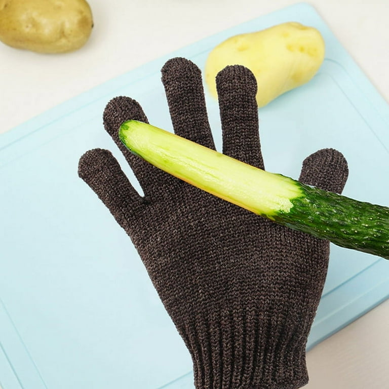 Ostrifin Peeled Potato Cleaning Gloves Kitchen Vegetable Rub