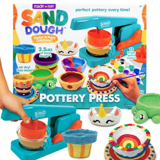 Heiheiup and Wheel Bginners Kids Pottery Paints Kit for Clay with Tools For  Kids Toy DIY Education Kids 2-4 