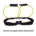 thumbnail image 4 of Greeniant Banda de resistencia de látex para tirar de la pierna, cinturón de estiramiento, Pedal, ejercitador de Fitness, suministros de correa para Uniforme atlético Greeniant OD000985-00B, 4 of 6