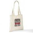 thumbnail image 7 of CafePress - Coffee And Wine Tote Bag - Unisex Canvas Tote Bag, Beige, 1-Piece, 7 of 7