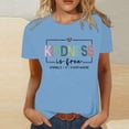 thumbnail image 3 of Kindness Graphic Tees for Women 2026 Summer Casual Short Sleeve Crewneck T Shirts, 3 of 4