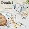 thumbnail image 6 of Dragonfly Throw Pillow Cover, Pillowcase Protectors with Zipper, Breathable Decorative Lumbar Pillow Case Cover, Watercolor Colorful Nature Painting Art Pillow Shams for Couch Sofa 12x20Inch, 6 of 8