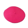 thumbnail image 2 of ruhuadgb Women Fashion Beret Baggy Faux Wool Warm Winter Beanie Artist Hat Solid Color Cap, 2 of 8