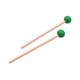thumbnail image 5 of 2 piezas de mazos de madera, mazos de Marimba, caja, mazos de tambor portátiles, palos de percusión para Glockenspiel, campanas para principiantes , Verde, 5 of 9