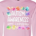 thumbnail image 4 of Inktastic Autism Awareness Support and Understanding Puzzle Pieces Long Sleeve T-Shirt, 4 of 5