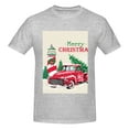 thumbnail image 4 of Bingfone Merry Christmas 1 Men'S Loose Fit Short-Sleeve Pocket T-Shirt, 4 of 7