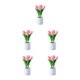 thumbnail image 2 of Lámpara elegante y llamativa Matsuzay 6 cabezas rosa brillo ajustable, 2 of 6