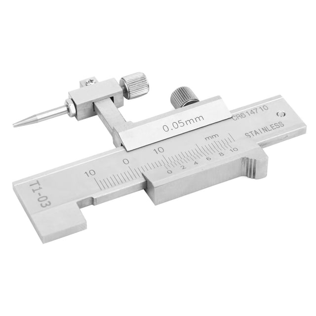 Herramienta de medición, calibre de paso frontal Fabricación de moldes con calibre Vernier alto Lo mejor de la línea