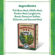 Down to Earth (#07854) Organic Vegetable Garden Fertilizer 4-4-4, 5# box