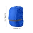 thumbnail image 3 of Backpack Rain Cover Waterproof, Outdoor Hiking Backpack Cover Reflective Strip Dustproof Rainproof Lightweight Portable Protection Cover for Travel Camping Cycling Commuting, 3 of 6