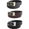thumbnail image 2 of FEDEY Mens Classic Leather No1 DAD Statement Ratchet Belt w Automatic Buckle, 2 of 7