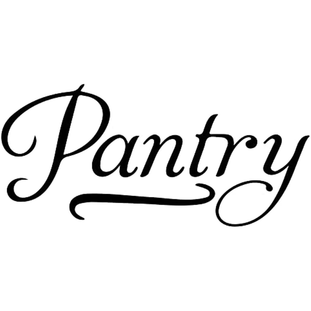 1 Sheet PVC Wall Sticker Pantry Word Wall Decor Vinyl Lettering Decal ...