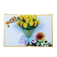 thumbnail image 5 of Toorise Flower Pop-up Card with Envelope 3D Flower Greeting Card Express Your Wishes Stereoscopic Flower Cards Creative Greeting Cards Exquisite Thank You Cards for Girlfriends Wife Women Gift, 5 of 11
