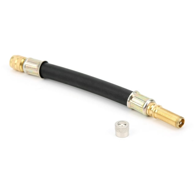 LHCER 5.5in Flexible Rubber Tyre Valve Extension Adapter Inflation Tool Accessory for Truck Van Bus,140mm Tire Valve Extender,Car Accessory