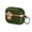 Green, variant on Rugged Shockproof Case for AirPods Pro 3, Electroplating & Leather Texture Design Cover for Airpods Pro 3rd Generation 2025 with Switch and Carabiner