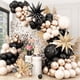 thumbnail image 1 of Kit de arco para globos BTZO negro, dorado y blanco arenoso con lámina en forma de estrella, 1 of 8