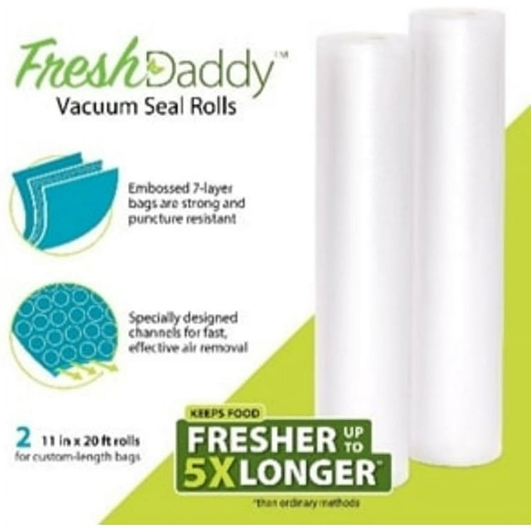 FreshDaddy™ 8-inch by 20-foot Vacuum Seal Rolls for Presto® Vacuum