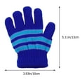 thumbnail image 2 of Howish kids mittens Winter Gloves: 6 Pairs Kids Stretchy Full Finger Knit Gloves(5.12"X3.94"X0.39"), 2 of 8