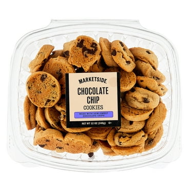 Marketside Bite Sized Chocolate Chip Baked Cookies, 12 oz, 48 Count