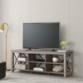thumbnail image 4 of Henn&Hart 68" Gris Chêne/métal TV Stand, 4 of 8
