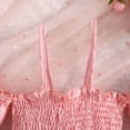 thumbnail image 6 of Gerichy Girls Summer Outfits, Children's Clothing Set Short Sleeved Knitted Cotton Cute Dinosaur Pattern Summer Girls' Suit Cartoon Cute Embroidery Children's Two Piece Set, 6 of 8