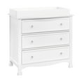 thumbnail image 4 of DaVinci Kalani 3 Drawer Dresser in White Finish, 4 of 9