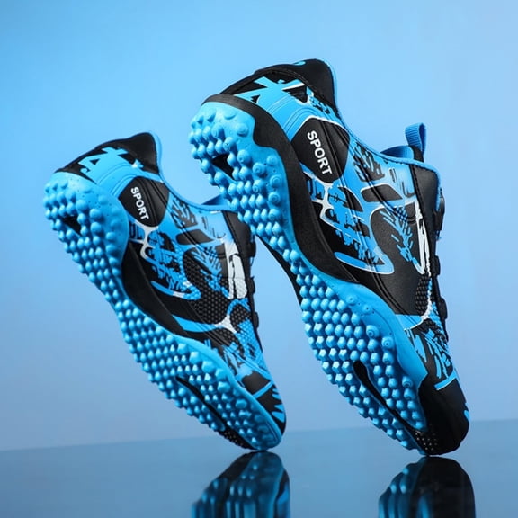 OnyxTrek Kids Soccer Cleats Boys Girls Firm Ground Soccer Shoes Youth Professional Athletic Outdoor Football Cleats Shoes