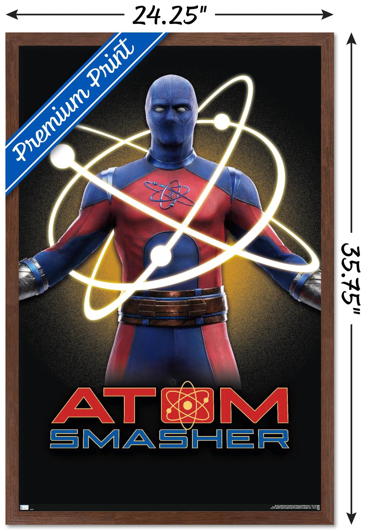 DC Comics Movie Black Adam - Atom Smasher Wall Poster, 22.375" x 34" Framed