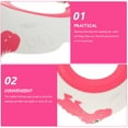 thumbnail image 4 of OULII Chapeau de Shampooing pour Bébé avec Protection des Yeux Rouge 1Pcs, 4 of 5