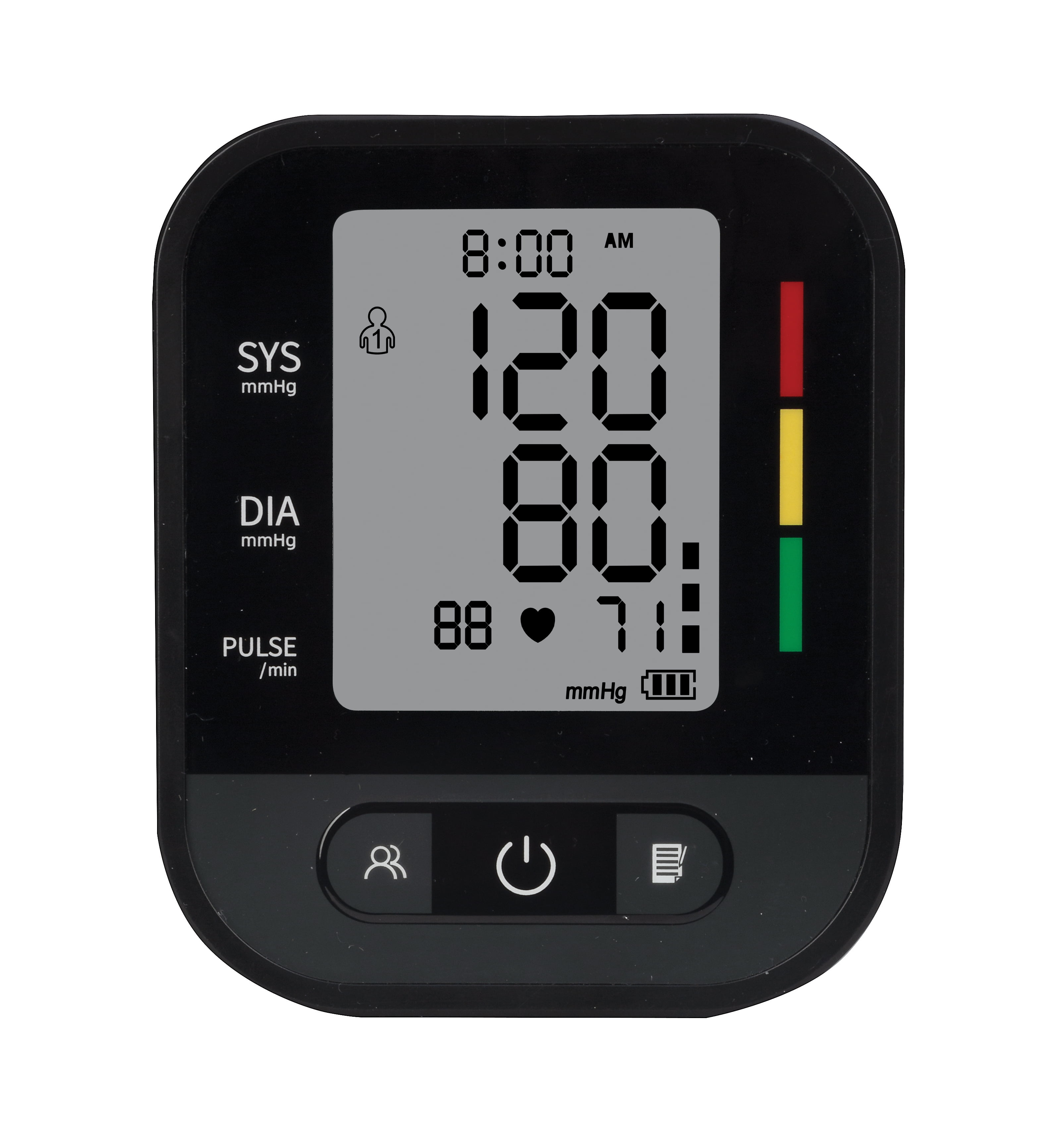 SmartHeart Talking Blood Pressure Monitor | Wide Range Arm Cuff |Two Language Announcements English Spanish | 2 Person Memory | Advanced Features