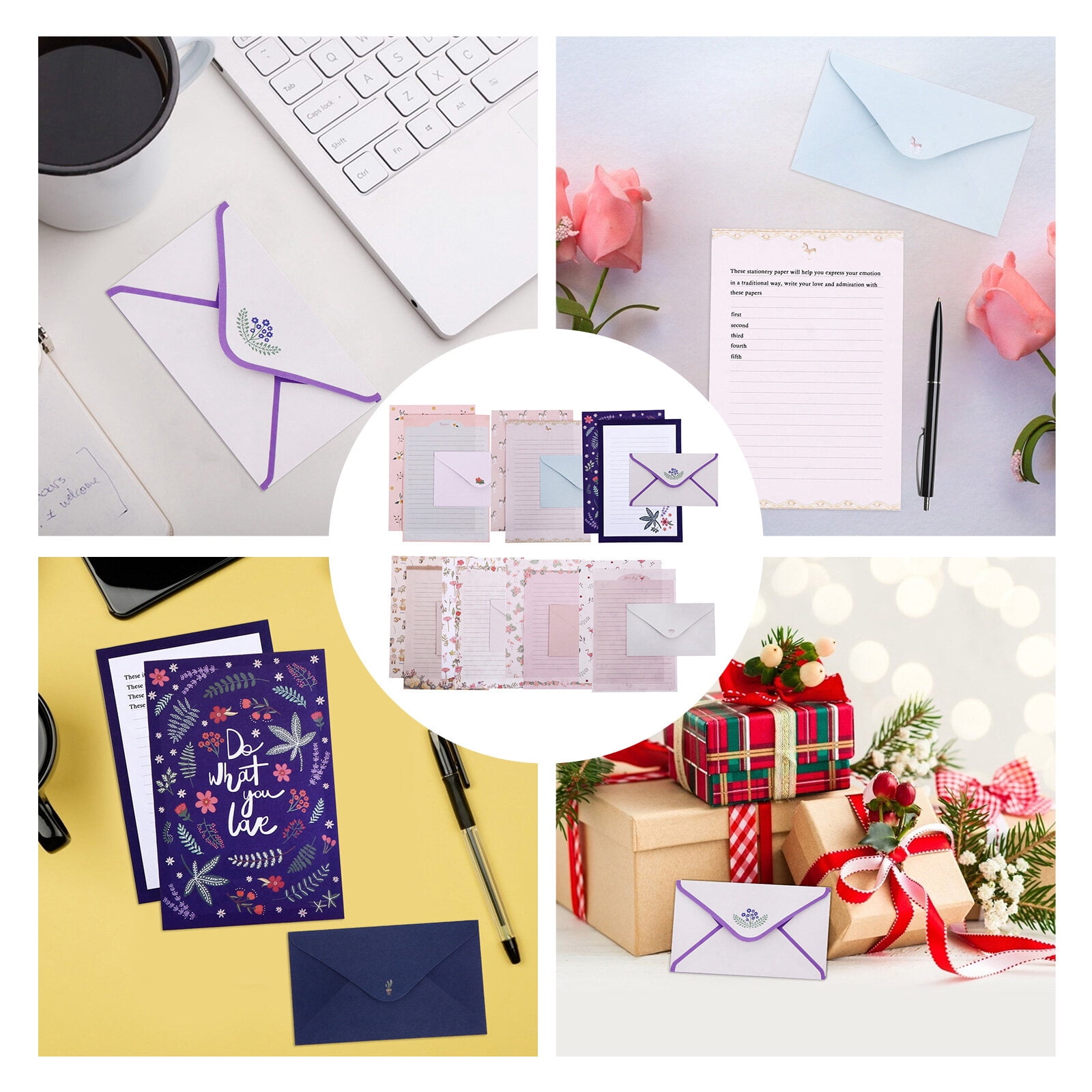 unbranded 16 Sets  Cartoon A5 Letter Writing Paper Stationery Letter Paper with Envelopes