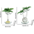 thumbnail image 6 of Palm Tree Figurine, Crystal Home Office Table Decoration, Resin, 6 of 6