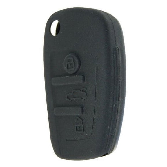 HQRP Black Folding Flip Key Case FOB Shell Remote Protective Cover compatible with Audi A1 A3 A4 A5 A6 Q3 Q5 TT A3 A4 A4L A6L A8