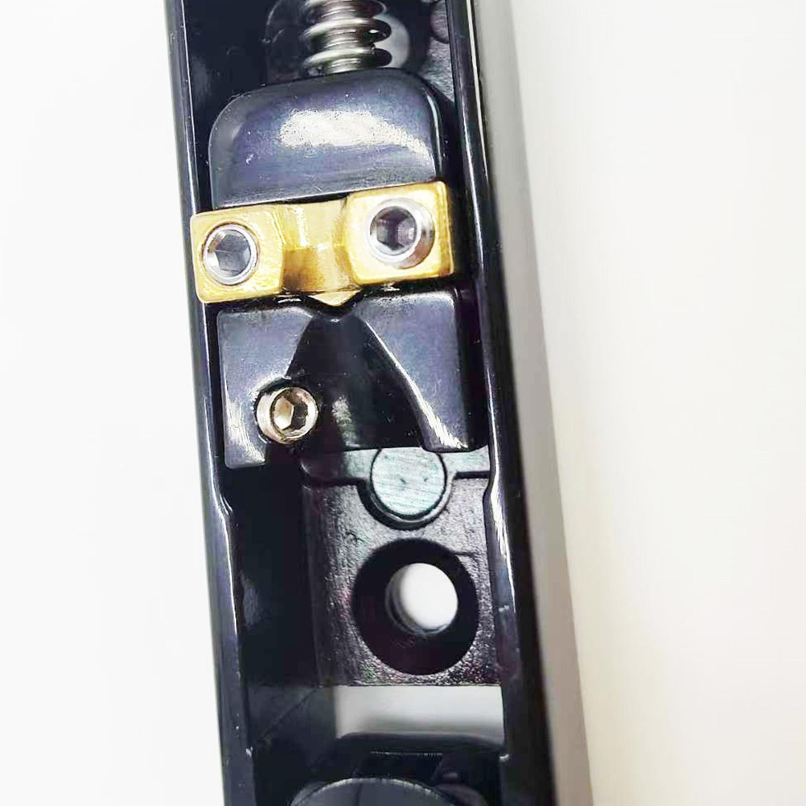 Headless Electric Guitar Bridge String Lock Tailpiece Set Zinc Alloy Compact Design for Bass Guitar Upgrades