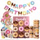 thumbnail image 3 of Bewildely 1 Juego de expositor de Donuts de reutilizable hecho a mano Premium exquisito sólido fácil de limpiar soportes de Donuts para de Decoración del hogar, 3 of 6